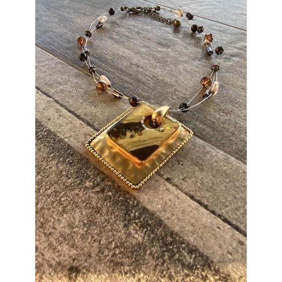 KC Kenneth Cole Fashion Necklace Beaded Statement Collar - Picture 6 of 12